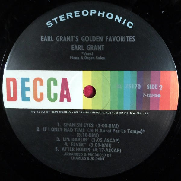 Earl Grant-Earl Grant's Golden Favorites_4