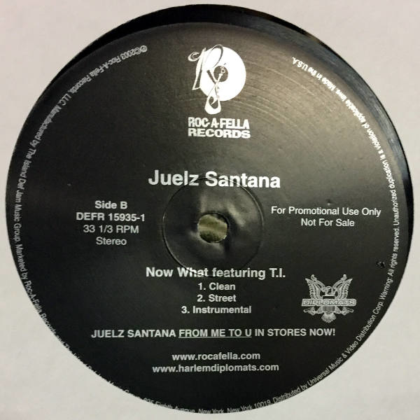 Juelz Santana From Me To U Diplomats LP - 洋楽