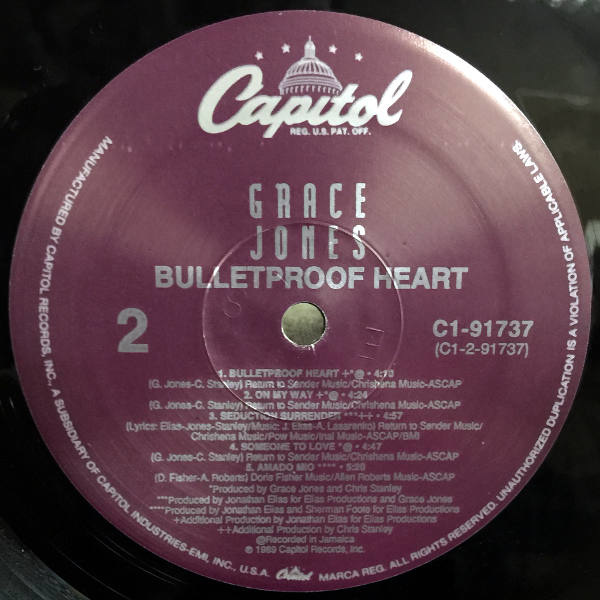 Grace Jones-Bulletproof Heart_4