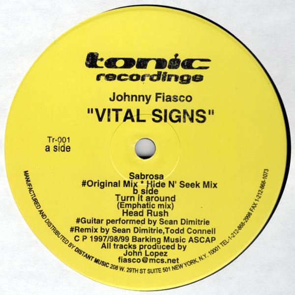 Johnny Fiasco-Vital Signs