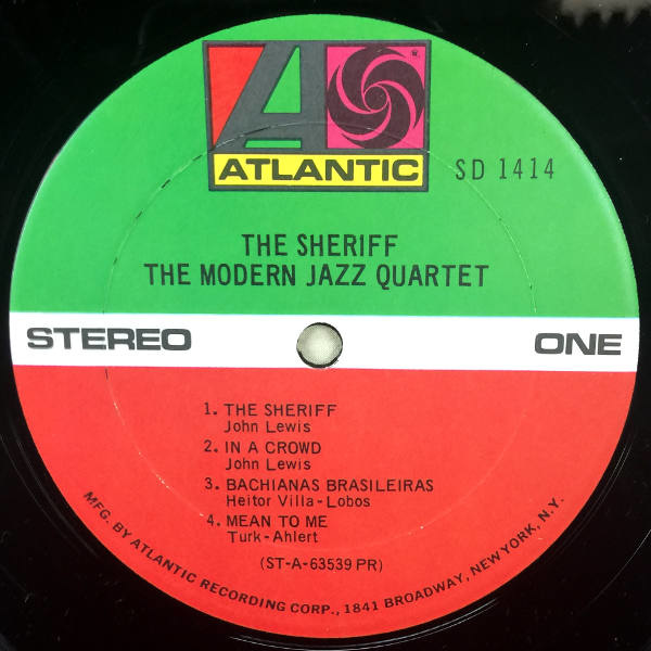 The Modern Jazz Quartet-The Sheriff_3