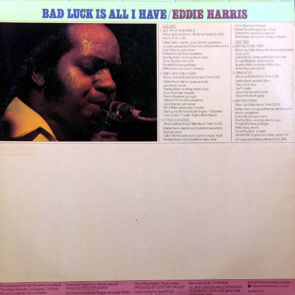 Eddie Harris-Bad Luck Is All I Have_2