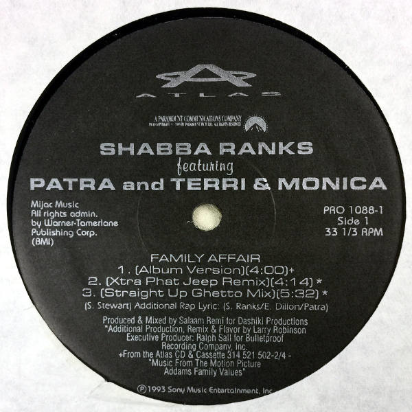 Shabba Ranks feat Patra, Terri & Monica-Family Affair