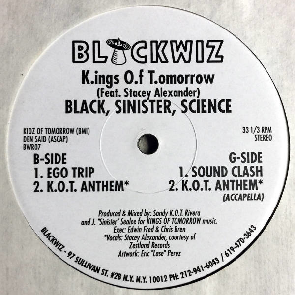 K.ings O.f T.omorrow feat Stacey Alexander-Black, Sinister, Science