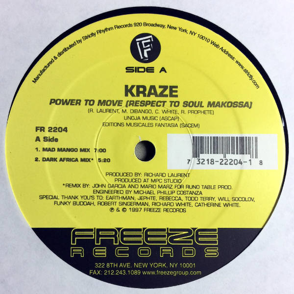 Kraze-Power To Move (Respect To Soul Makossa)