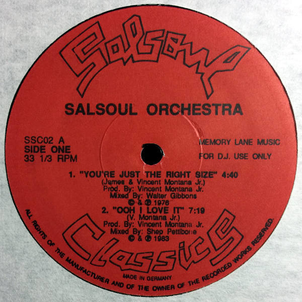 Salsoul Orchestra-You're Just The Right Size