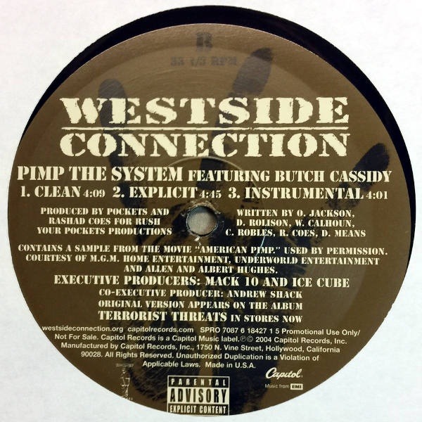 Westside Connection-So Many Rappers In Love-Pimp The System_2