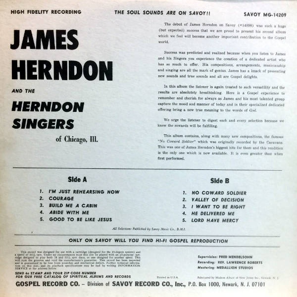 James Herndon and The Herndon Singers Of Chicago, ILL_2