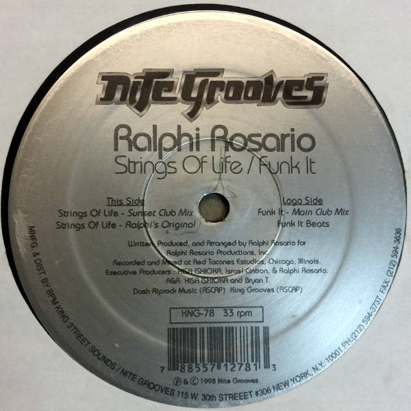 Ralphi Rosario-Strings Of Life-Funk It