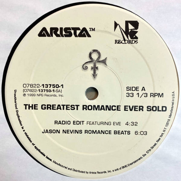 Prince-The Greatest Romance Ever Sold