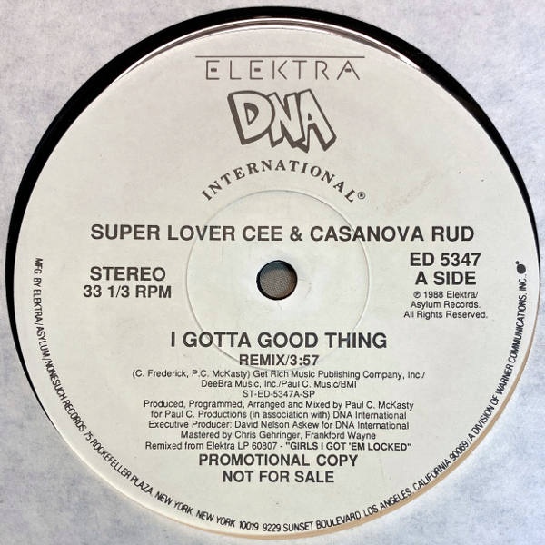 Super Lover Cee-I Gotta Good Thing