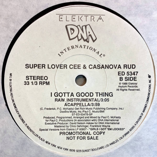 Super Lover Cee-I Gotta Good Thing_2