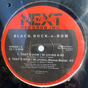 Black, Rock-n-Ron-That's How I'm Living