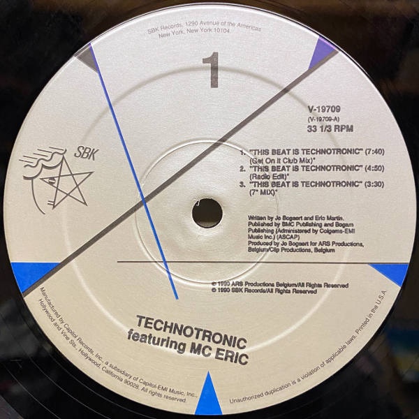 Technotronic feat. MC Eric-This Beat Is Technotronic_3