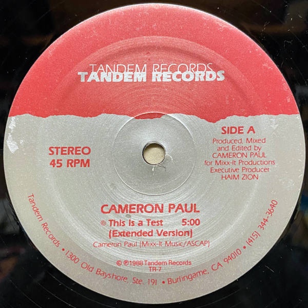 Cameron Paul-This Is A Test Extended