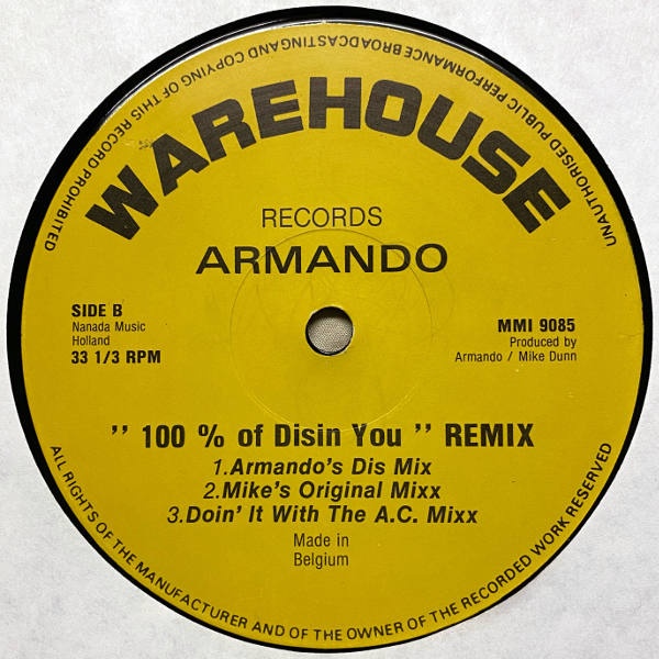 Armando-100% of Disin You Remix_2