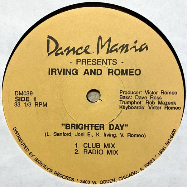 Irving And Romeo-Brighter Day