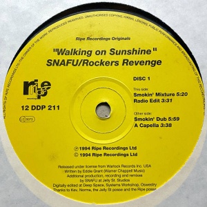 SNAFU-Rockers Revenge-Walking On Sunshine