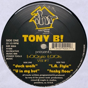 Tony B-Boogie Tools Vol. #1