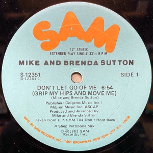 Mike And Brenda Sutton-Don't Let Go Of Me