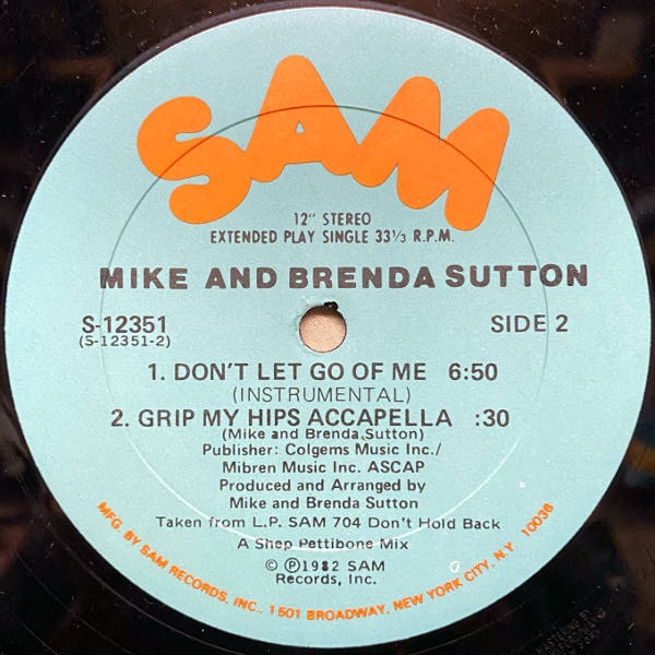 Mike And Brenda Sutton-Don't Let Go Of Me_2