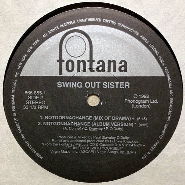 Swing Out Sister-Notgonnachange_2