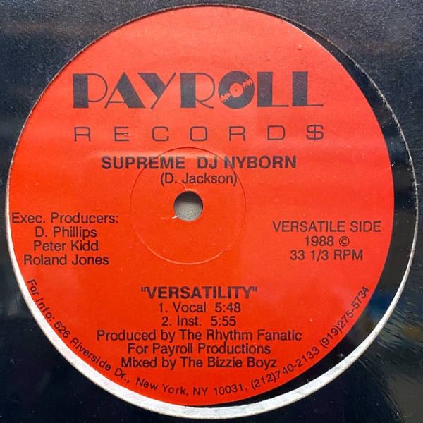 Supreme DJ Nyborn-Versatility