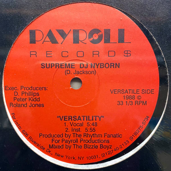 Supreme DJ Nyborn-Versatility