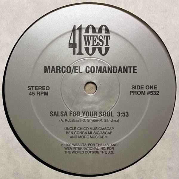 Marco/El Comandante-Salsa For Your Soul