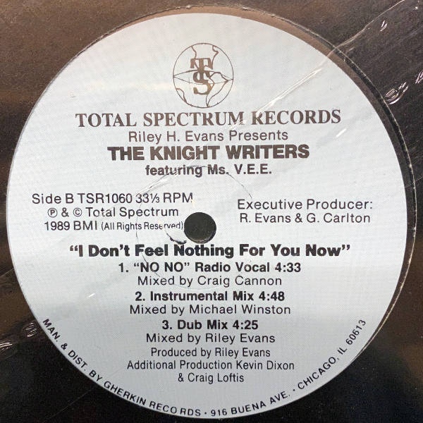 The Knight Writers-I Don't Feel Nothing For You Now_2