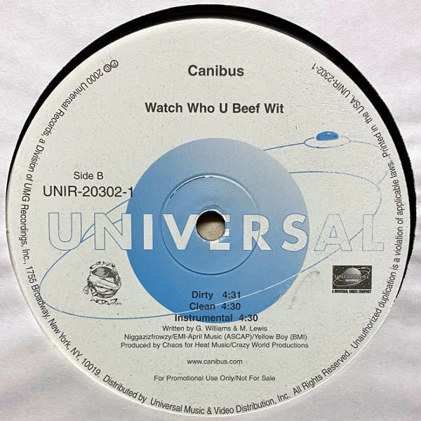 Canibus-Watch Who U Beef Wit_2