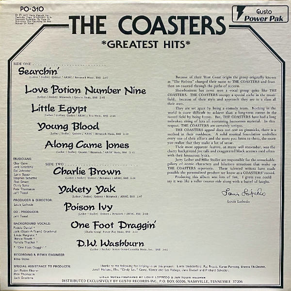 The Coasters-Greatest Hits_2