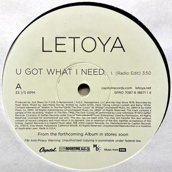 LeToya-U Got What I Need