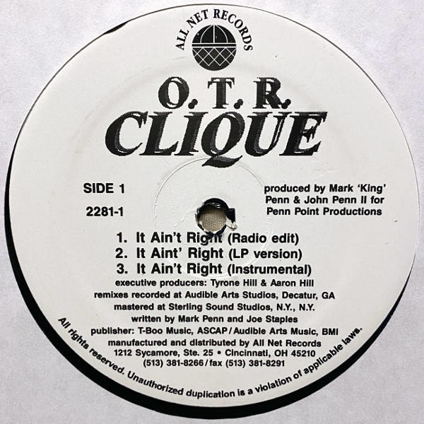 O.T.R. Clique-It Ain't Right