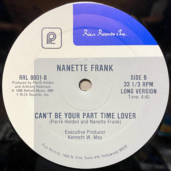 Nanette Frank-Can't Be Your Part Time Lover_2