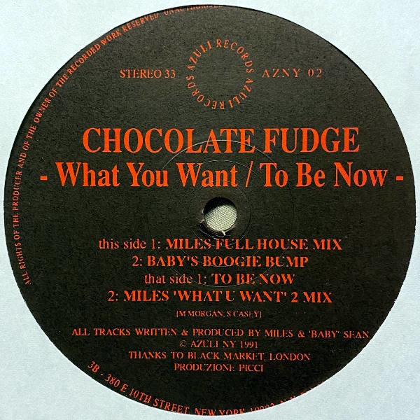 Chocolate Fudge-What You Want