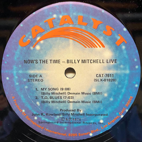 Billy Mitchell Live-Now's The Time_3