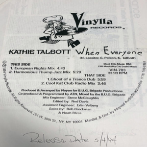 Kathie Talbott-When Everyone