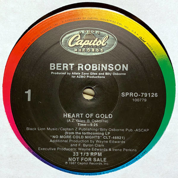 Bert Robinson-Heart Of Gold