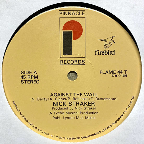 Nick Straker-Against The Wall