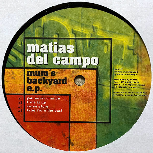 Matias Del Campo-Mum's Backyard Ep