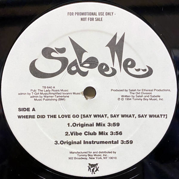 Sabelle-Where Did The Love Go