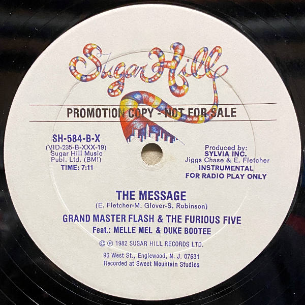 Grandmaster Flash & The Furious Five - The Message: Record