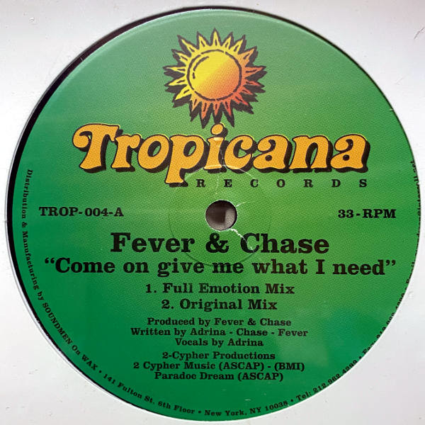 Fever & Chase-Come On Give Me What I Need