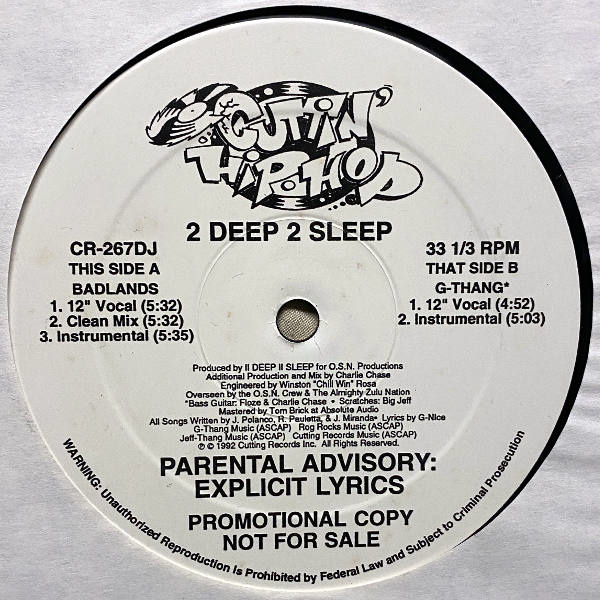 2 Deep 2 Sleep-Badlands