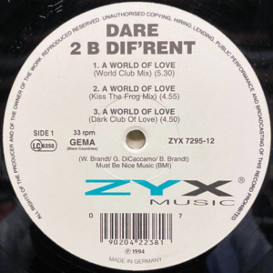 Dare 2B Dif'rent-World Of Love