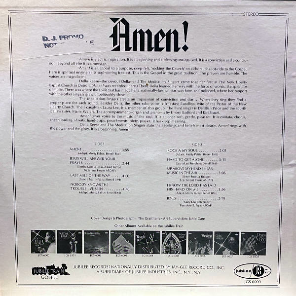 Della Reese Present Amen_2