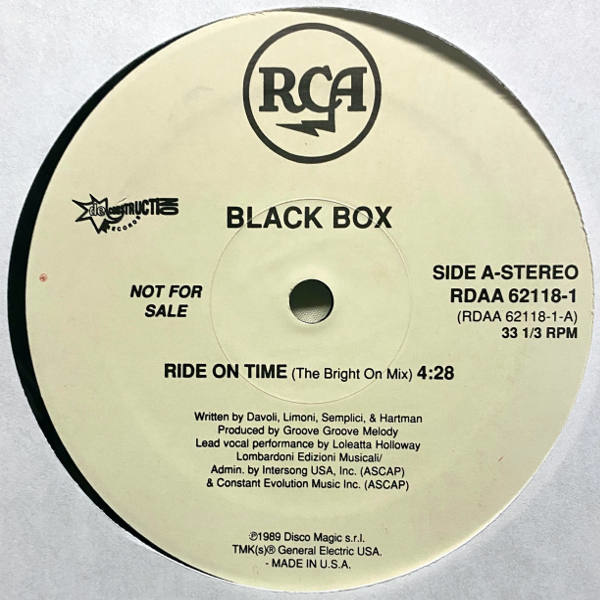 Black Box-Ride On Time