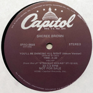 Sheree Brown-You'll Be Dancing All Night
