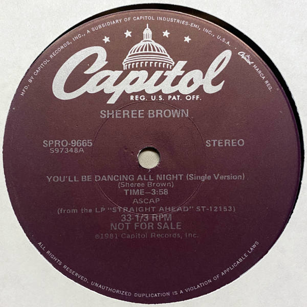 Sheree Brown-You'll Be Dancing All Night_2